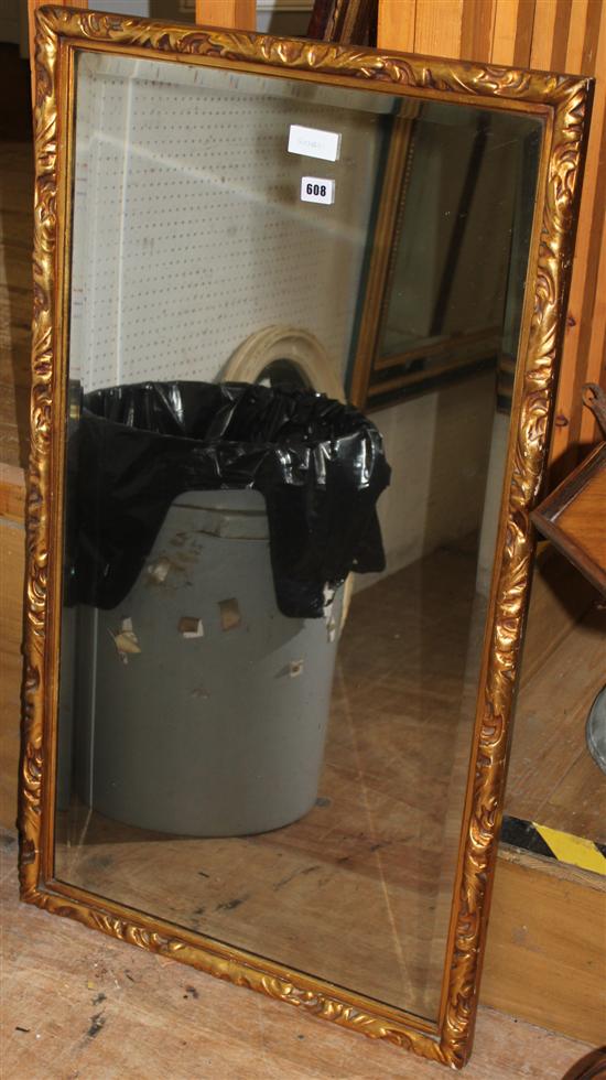 Gilt framed mirror